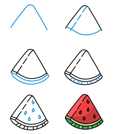 Dibujos de Sandía natural