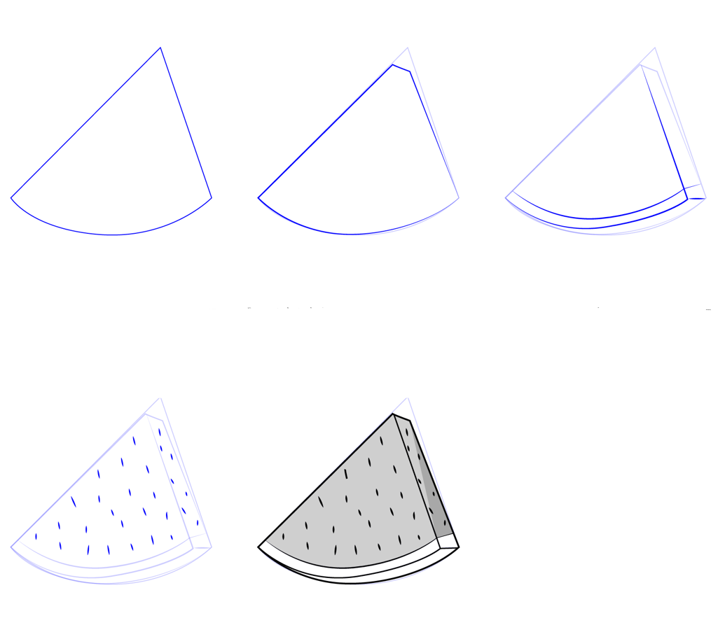 Dibujos de Sandía pequeña