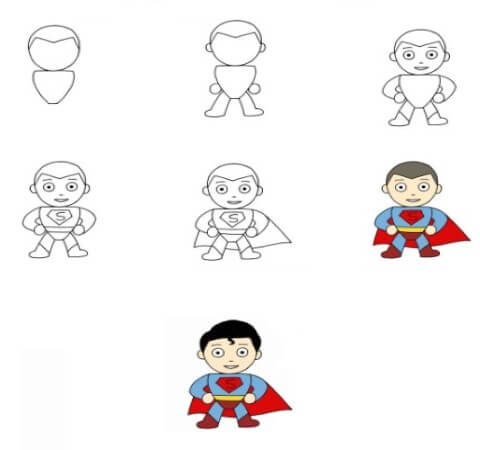 Dibujos de Superman clásico