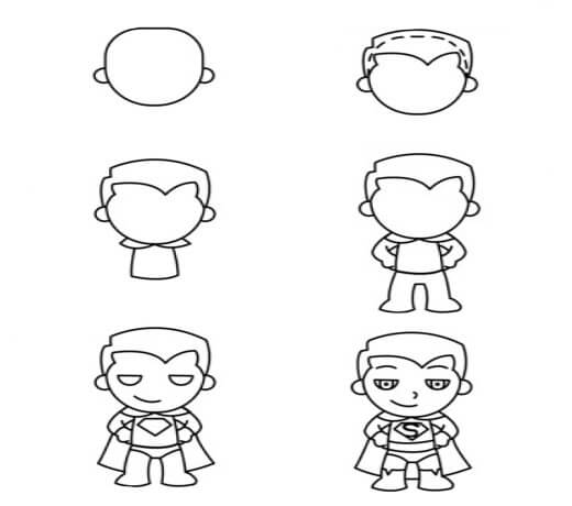 Dibujos de Superman de caricatura
