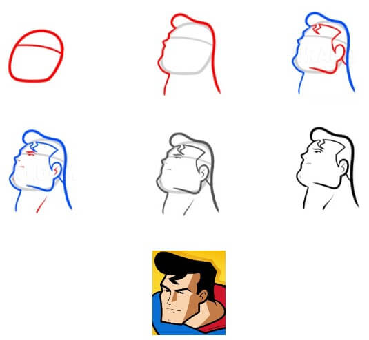 Dibujos de Superman legendario