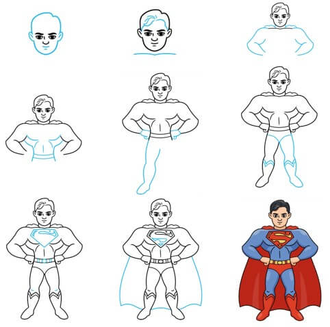 Dibujos de Superman