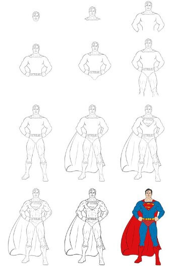 Dibujos de Superman épico