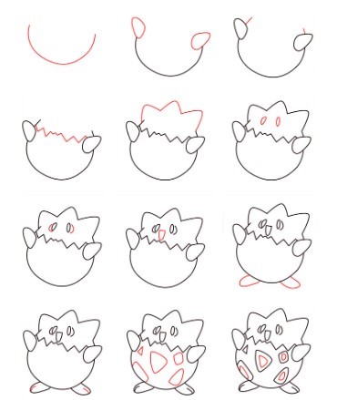 Dibujos de Togepi lindo