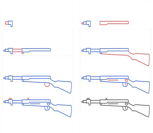 Dibujos de Una Pistola - Idea 38