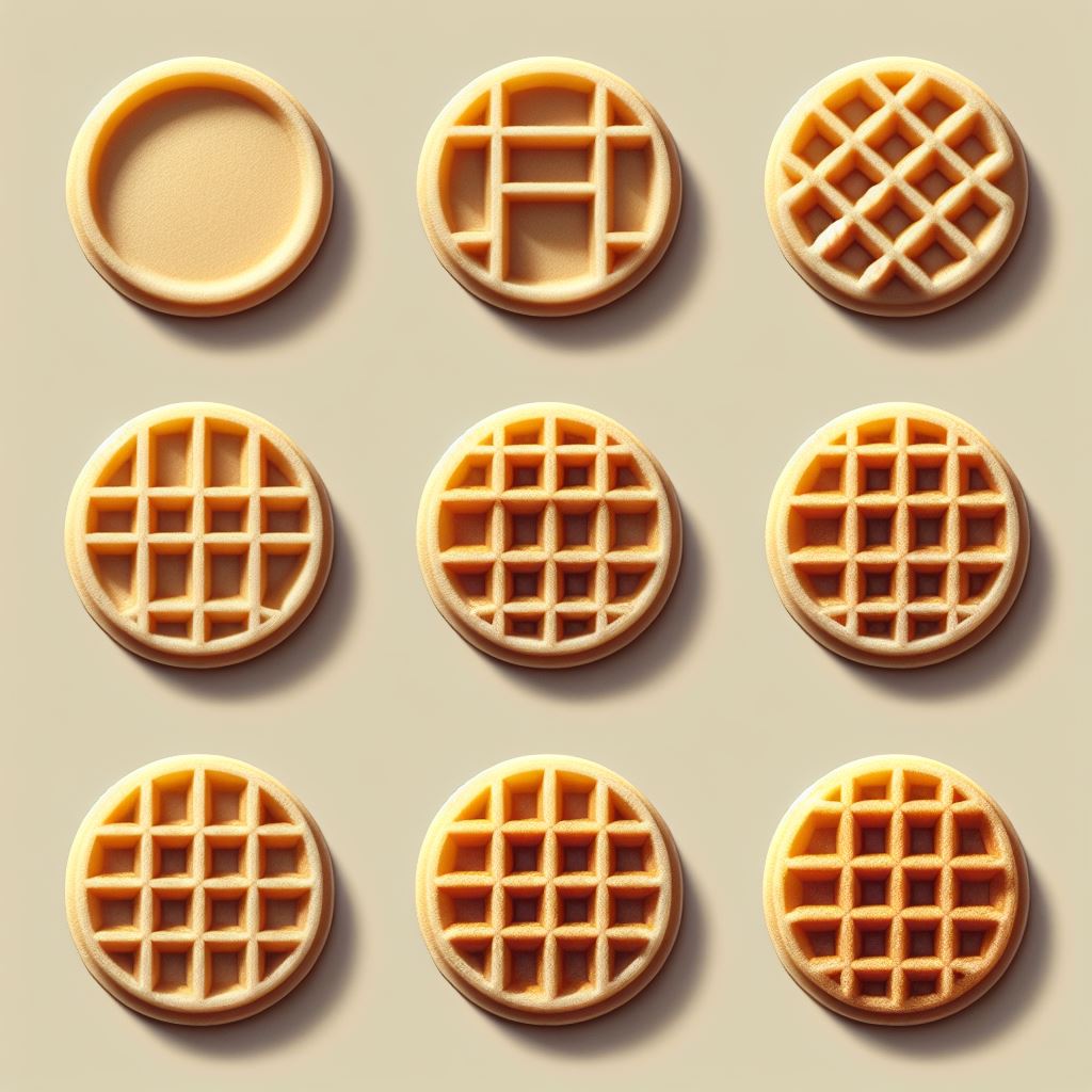Dibujos de Waffle Recién Hecho