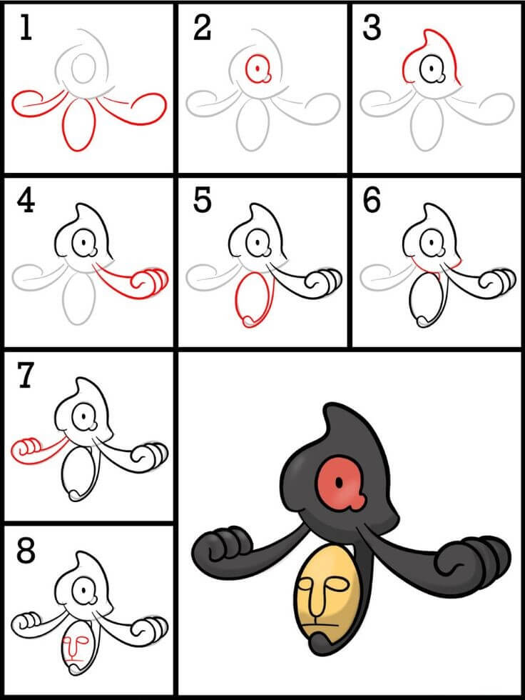 Dibujos de Yamask