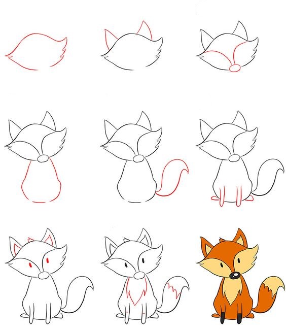 Dibujos de Zorro Mágico