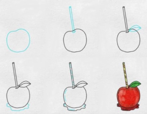 Dibujos de Dulce de manzana