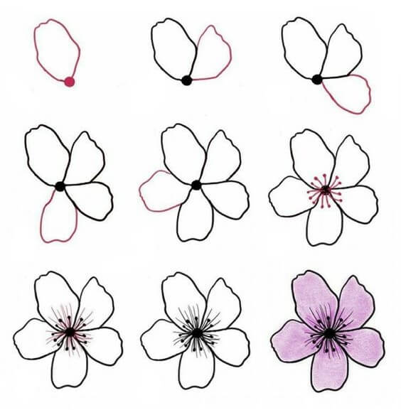 Dibujos de Flor - Idea 24