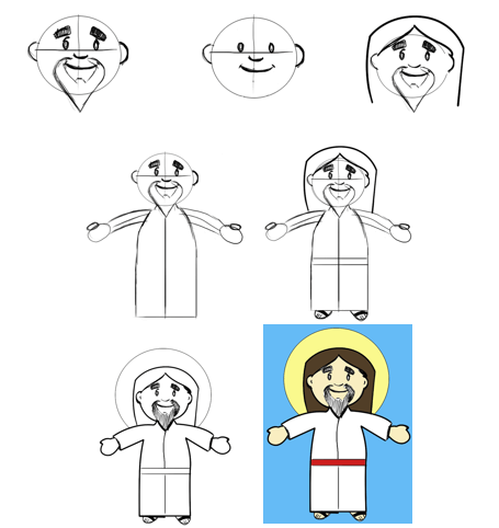Dibujos de Jesús resucitado