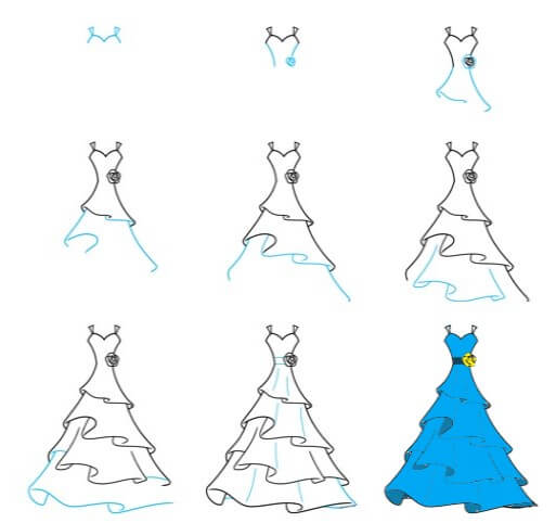 Dibujos de Vestidos