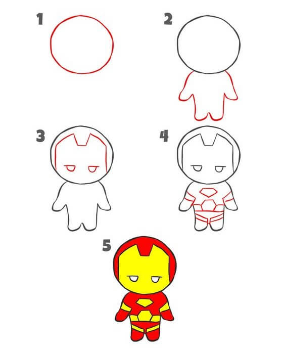 Dibujos de Iron Man clásico