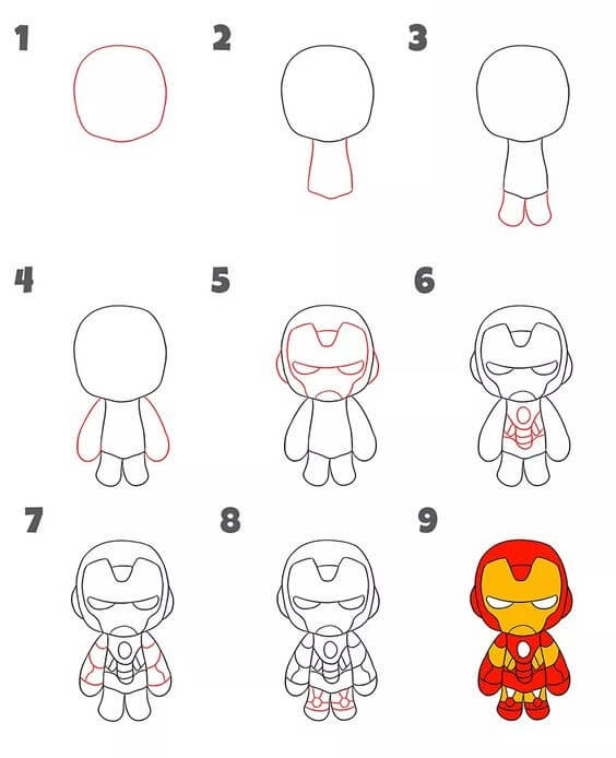 Dibujos de Iron Man futurista