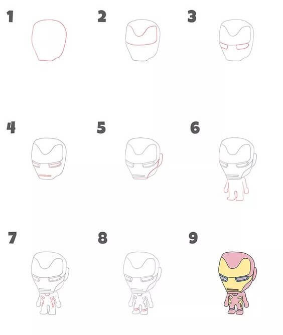 Dibujos de Iron Man moderno