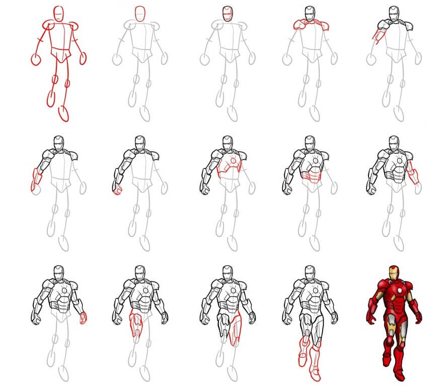 Dibujos de Iron Man realista