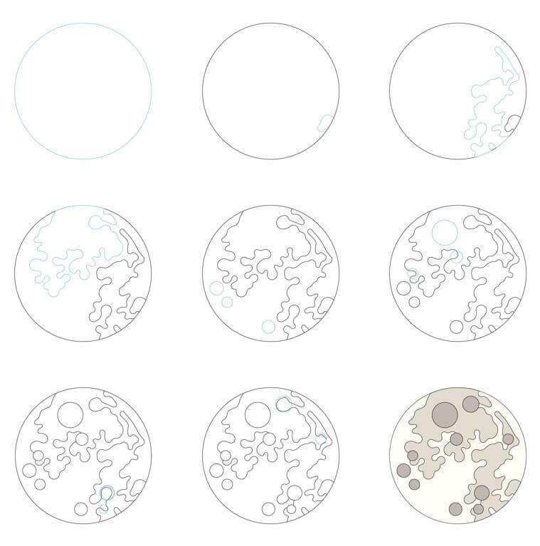 Dibujos de Luna - Idea 25