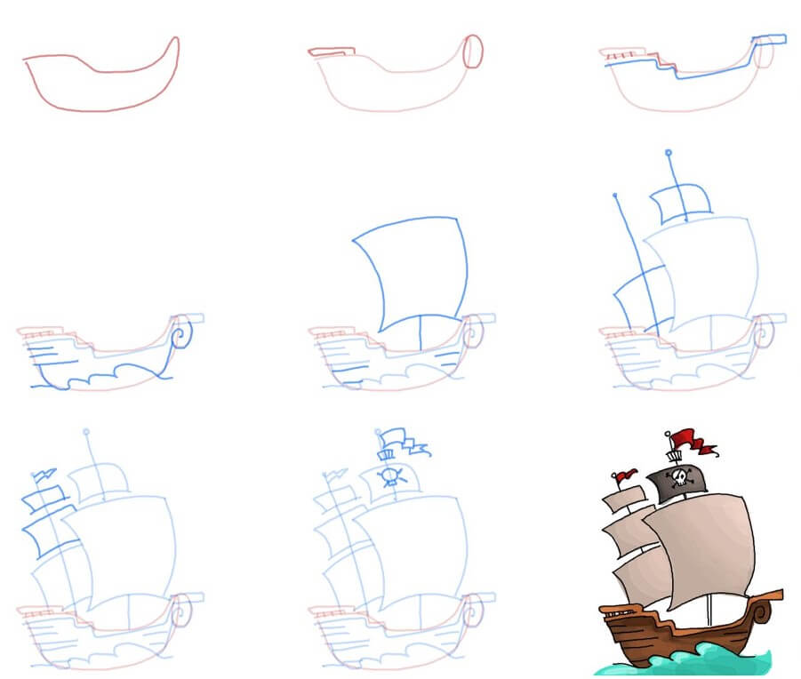 Dibujos de Pirate ship idea (14)