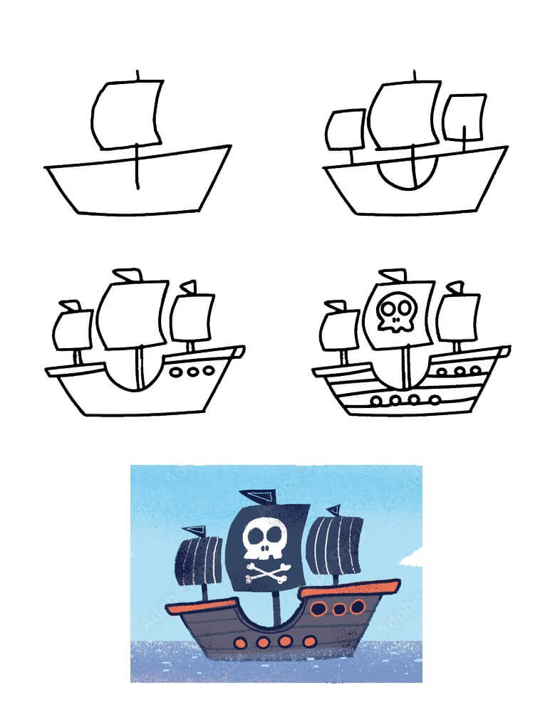 Dibujos de Pirate ship idea (2)