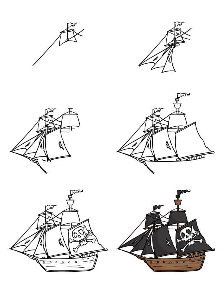 Dibujos de Pirate ship idea (9)