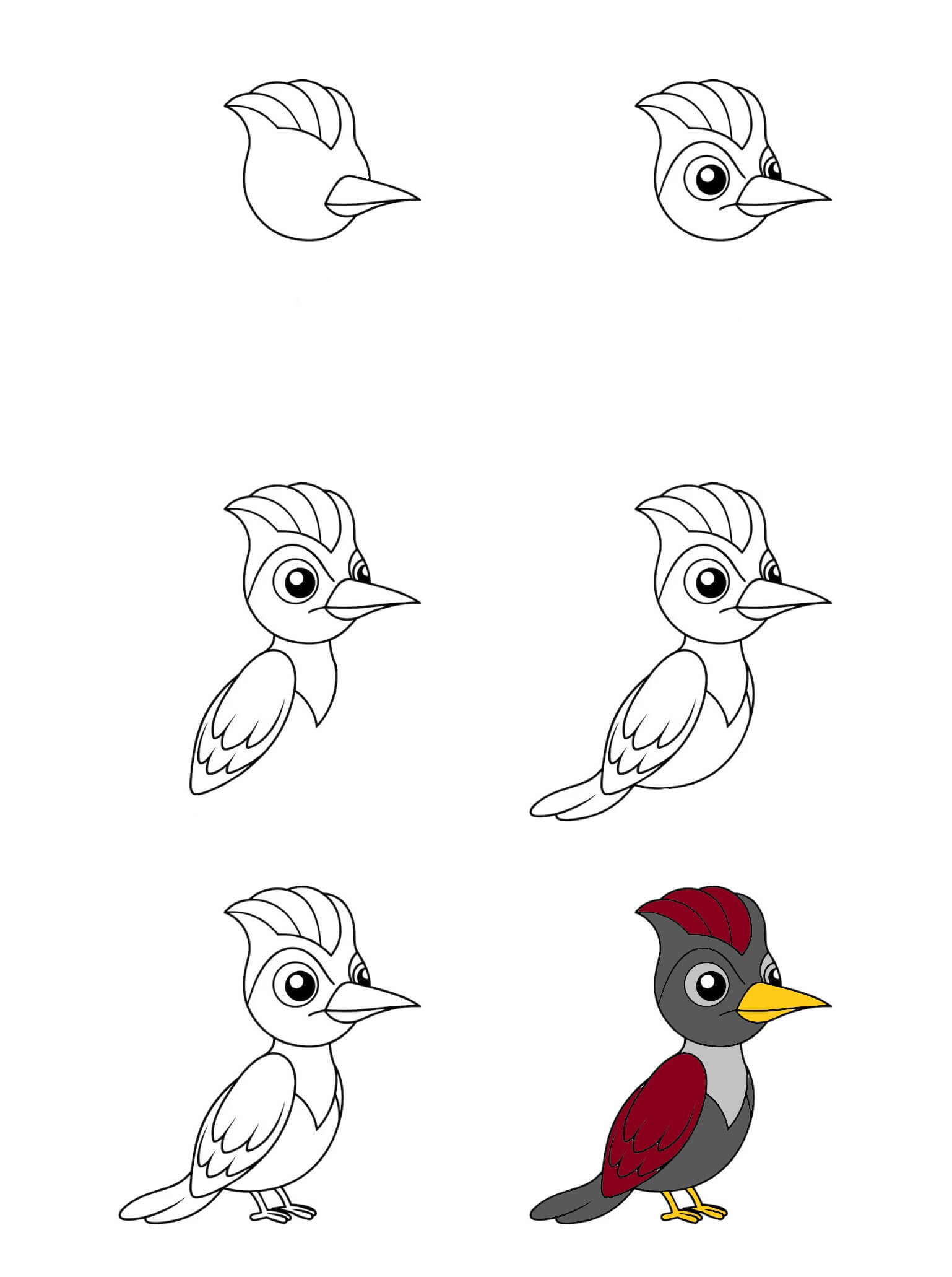Dibujos de Woodpecker idea (15)