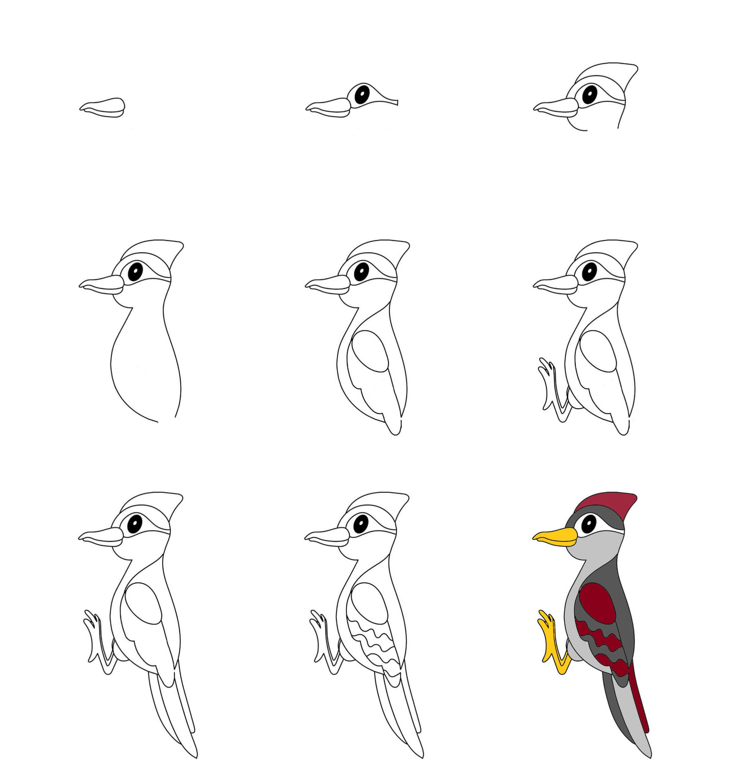 Dibujos de Woodpecker idea (5)