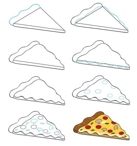 Dibujos de Pizzas